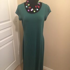 Isaac Mizrahi Cap-Sleeved Maxi